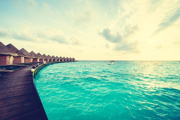 outdoors sand coastline tropical resort