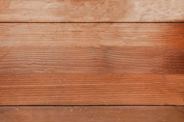 Free Photo overhead view of brown wooden textured background