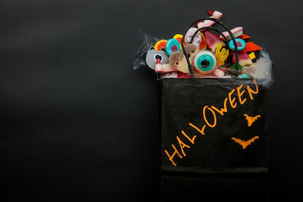 Free Photo package with halloween things