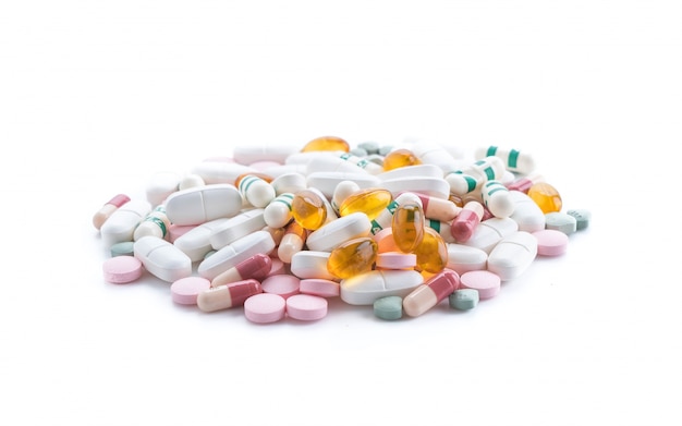 packings of pills and capsules of medicines