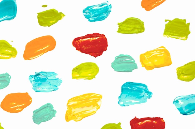 Free Photo paint smear textured background in colorful pattern for kids