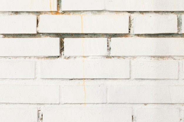 Free photo painted brick wall