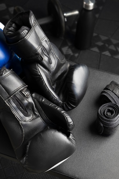 Free Photo pair of gloves for boxing sport