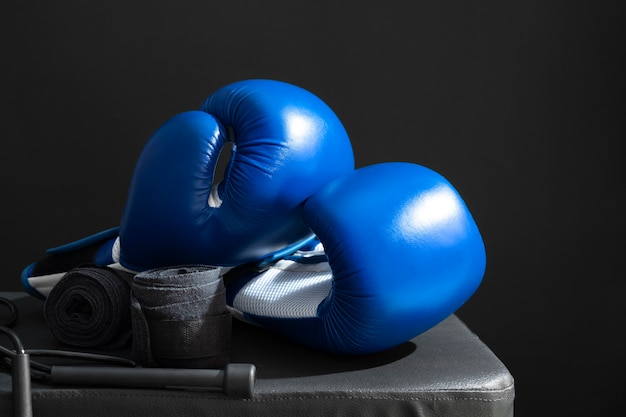 Free Photo pair of gloves for boxing sport