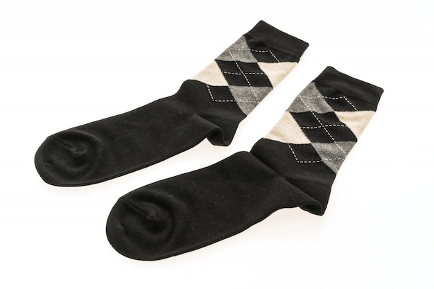 Free photo pair of sock isolated