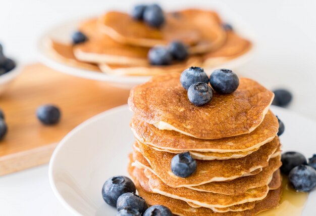 pancakes with blueberry