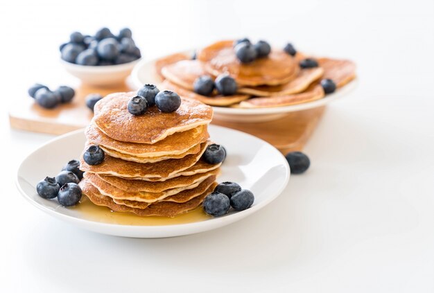 pancakes with blueberry