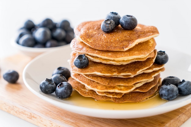 pancakes with blueberry