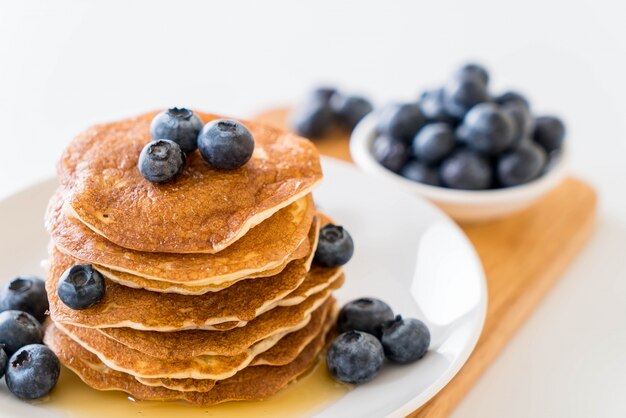 pancakes with blueberry