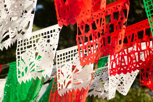 Papel picado party decorations