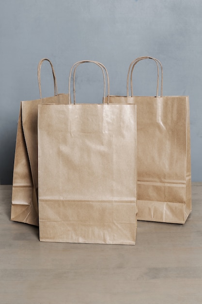 Free photo paper bags