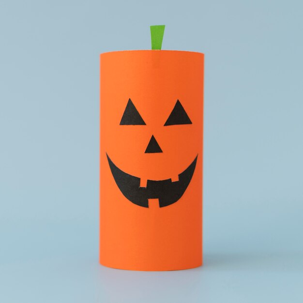 Paper decorations for halloween pumpkin