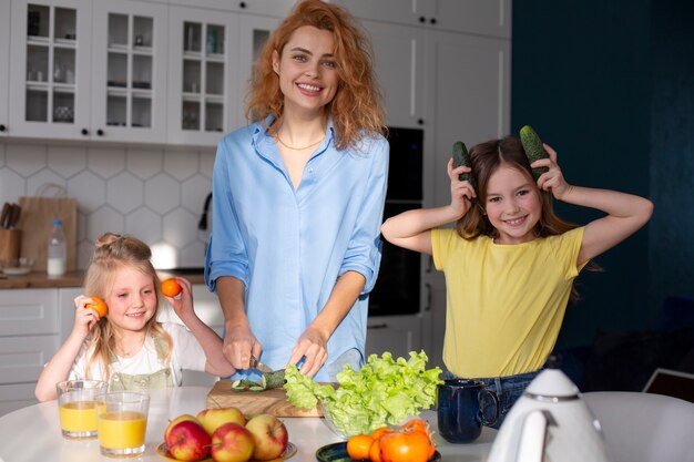 Parents spending time with their kids