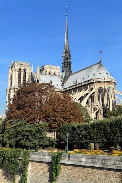 Free Photo paris notre dame church