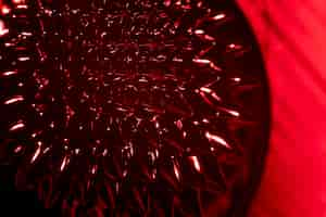 Free photo passion red colours of ferromagnetic fluid