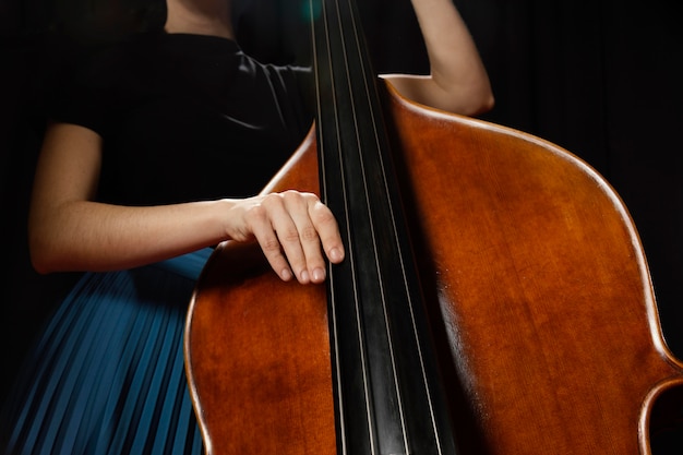 Free Photo passionate musician celebrating jazz day event