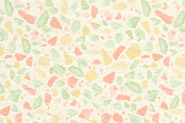 Free photo pastel background, aesthetic terrazzo design