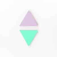 Free photo pastel color arrows pointer