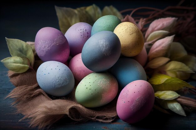 Pastel Color Easter Egg39s Compositions 6