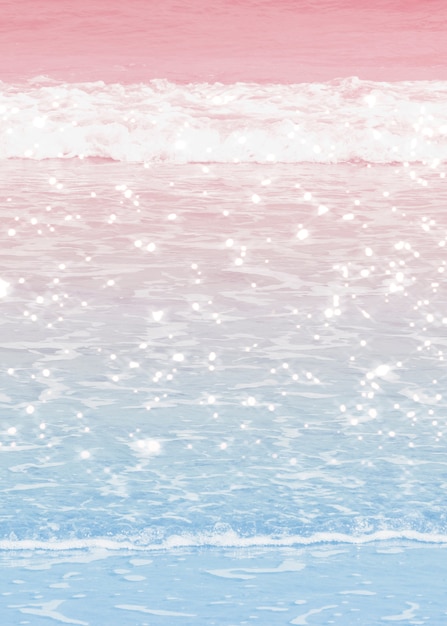 Free photo pastel ombre ocean waves background image