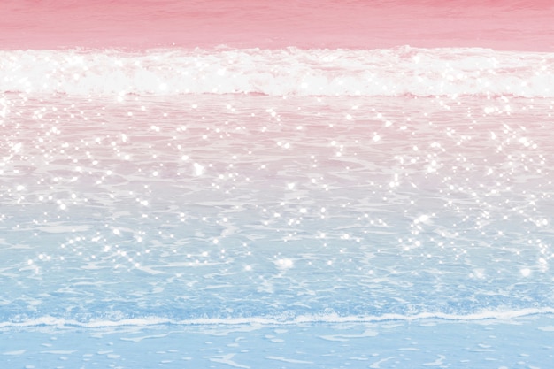 Free photo pastel ombre ocean waves background image