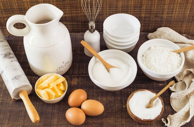 Pastry preparation ingredients