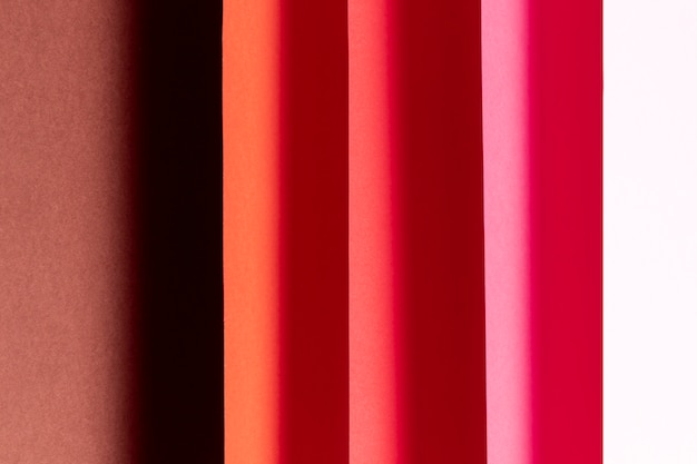 Pattern made of different shades of red close-up