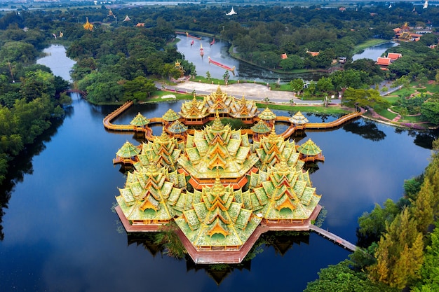 Pavilion of the Enlightened, Ancient city in samut prakan province, Thailand