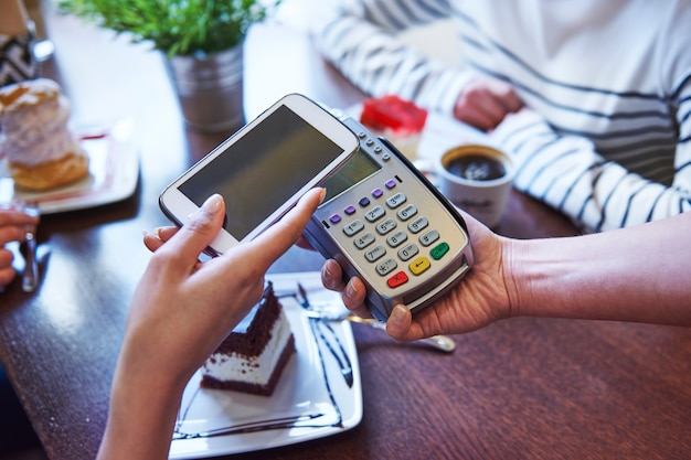 Paying for coffee by mobile phone