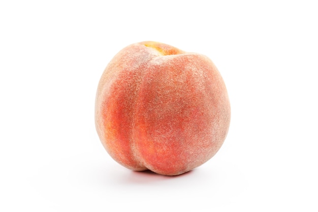 Free photo peach isolated on white background