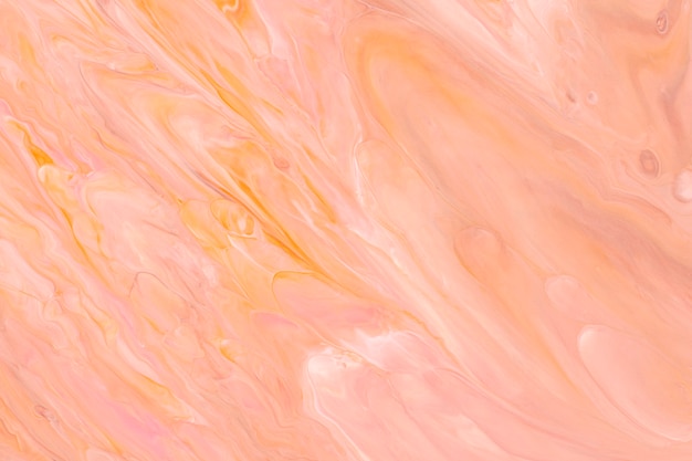 Free photo peach marble swirl background handmade acrylic paint