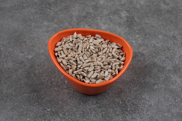 of peeled sunflower seeds.