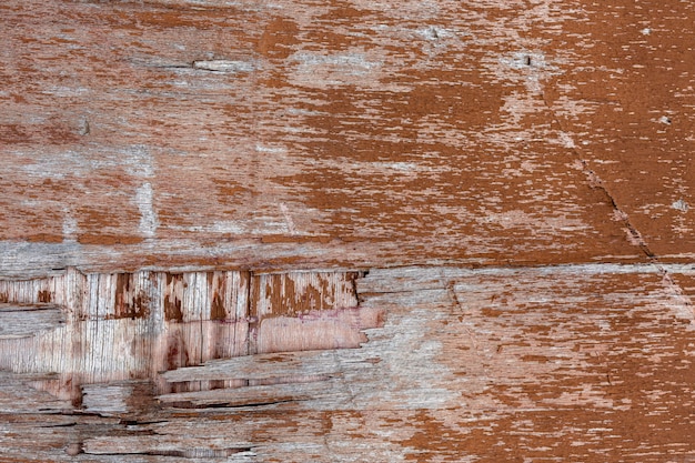 Free Photo peeling aged wood surface