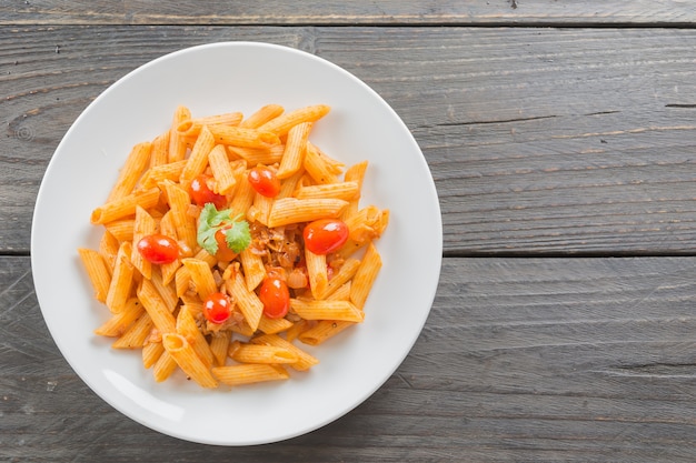 Free photo penne pasta