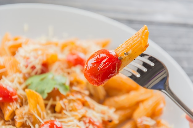 Free photo penne pasta