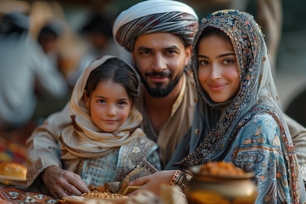 People celebrating ramadan together