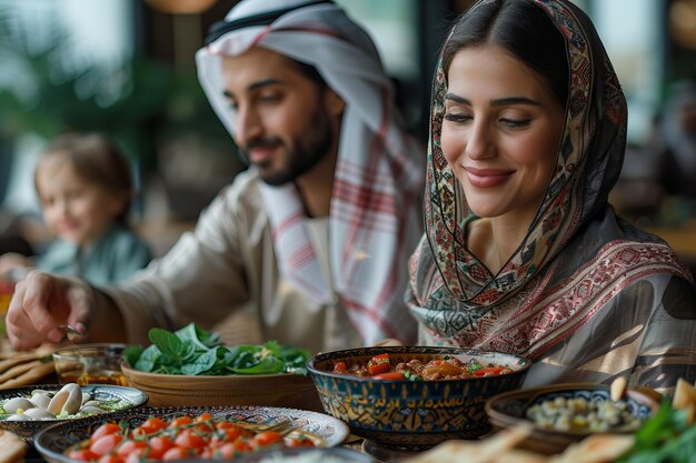 People celebrating ramadan together