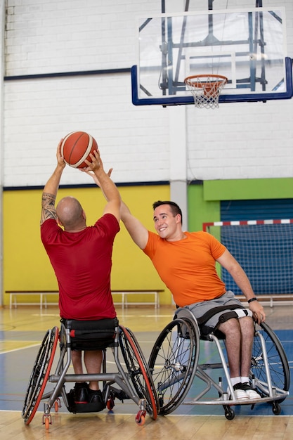 People doing sports with disabilities