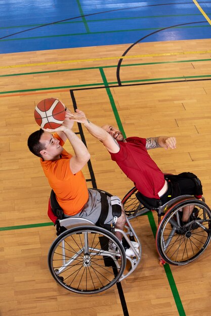 People doing sports with disabilities