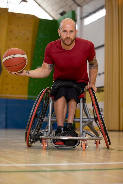 People doing sports with disabilities