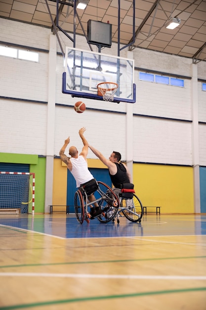 People doing sports with disabilities