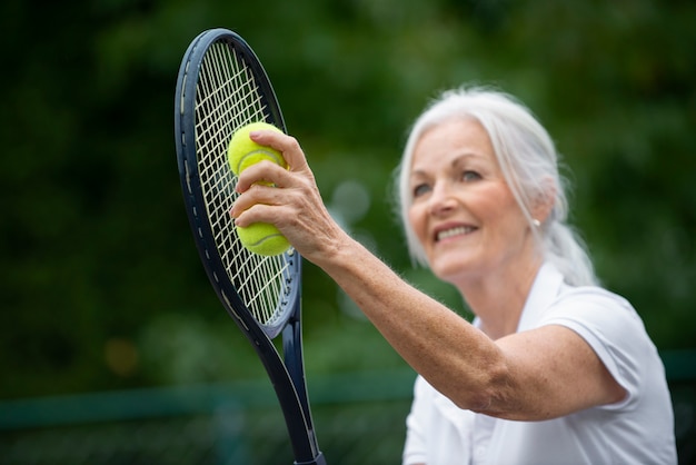 People having happy retirement activity