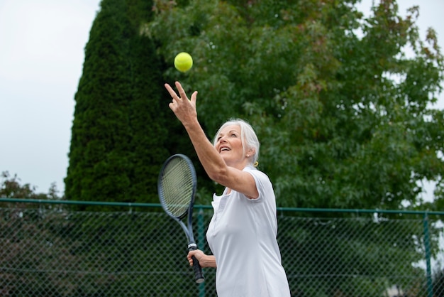 Free photo people having happy retirement activity