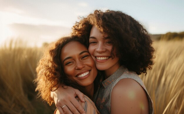 People hugging each other for hugging day celebration