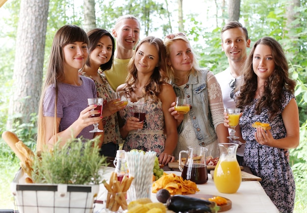 People on the picnic