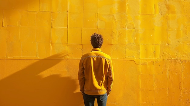 People showing support and respect with yellow background for suicide prevention day