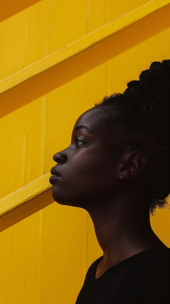 Free photo people showing support for suicide prevention day with yellow background