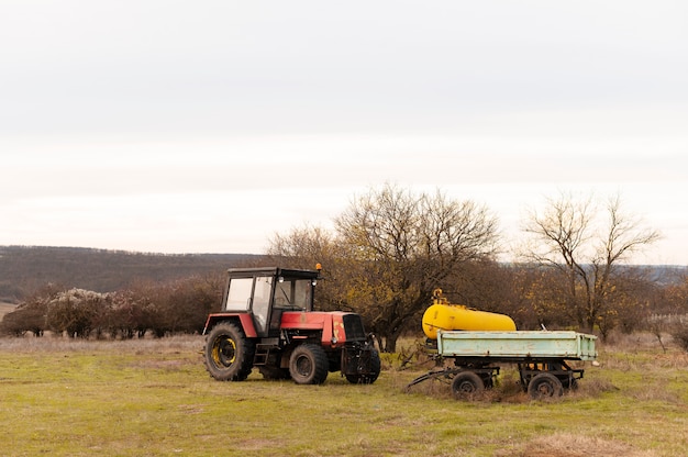 People taking care of the farm