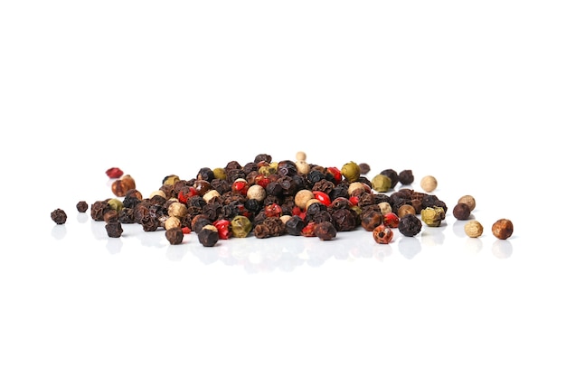 Peppercorns on the table