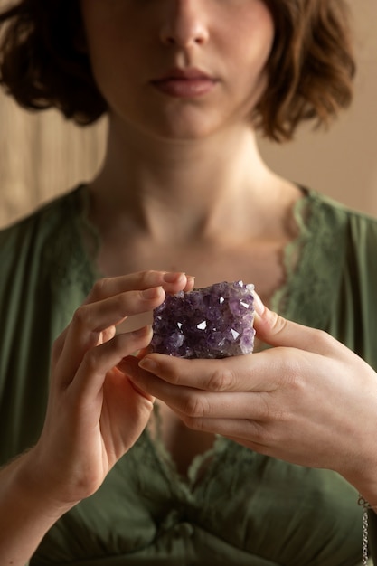 Person conducting reiki therapy